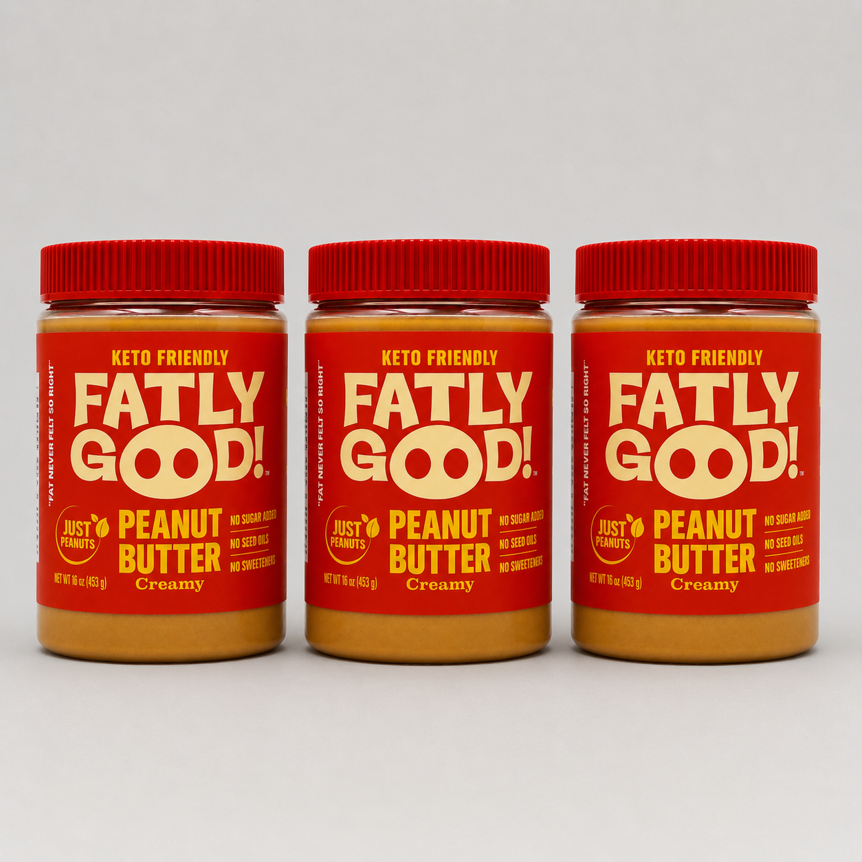 Peanut Butter 16 oz Bundle of 3