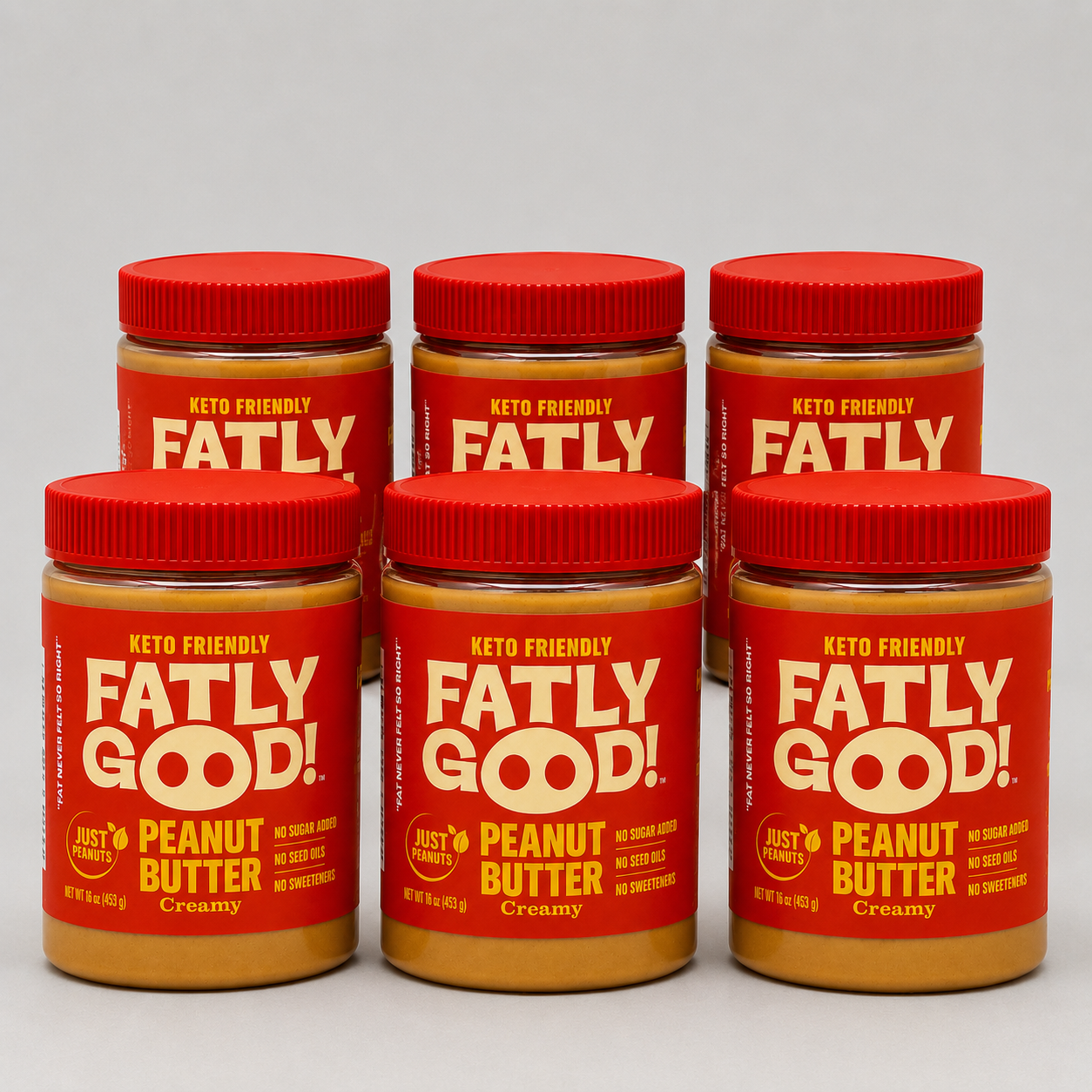 Peanut Butter 16 oz Bundle of 6