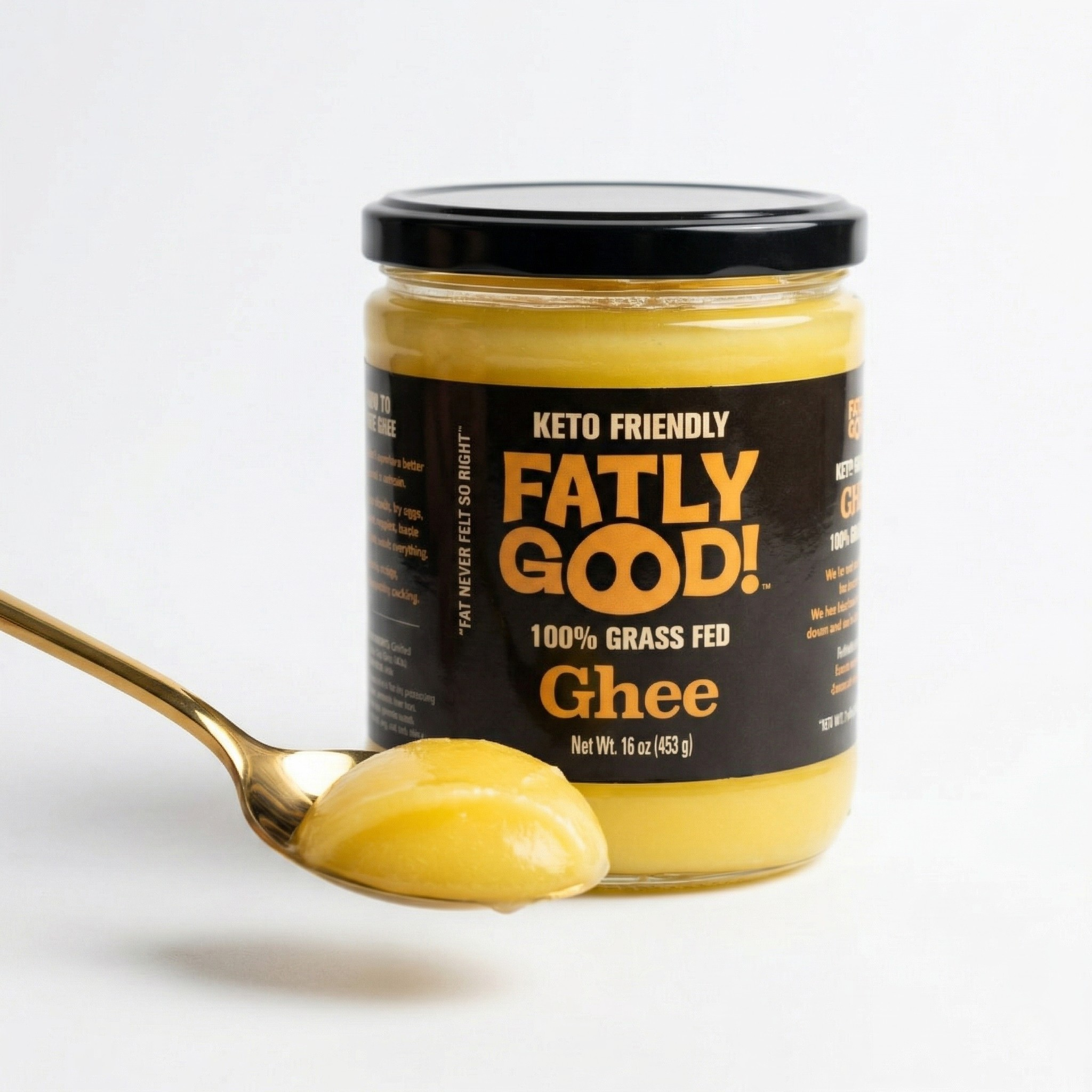 100% Grass-Fed Ghee Clarified Butter 16 oz