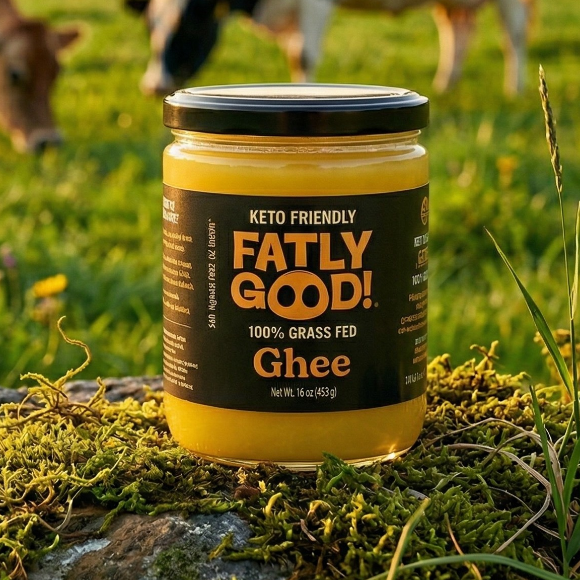 100% Grass-Fed Ghee Clarified Butter 16 oz