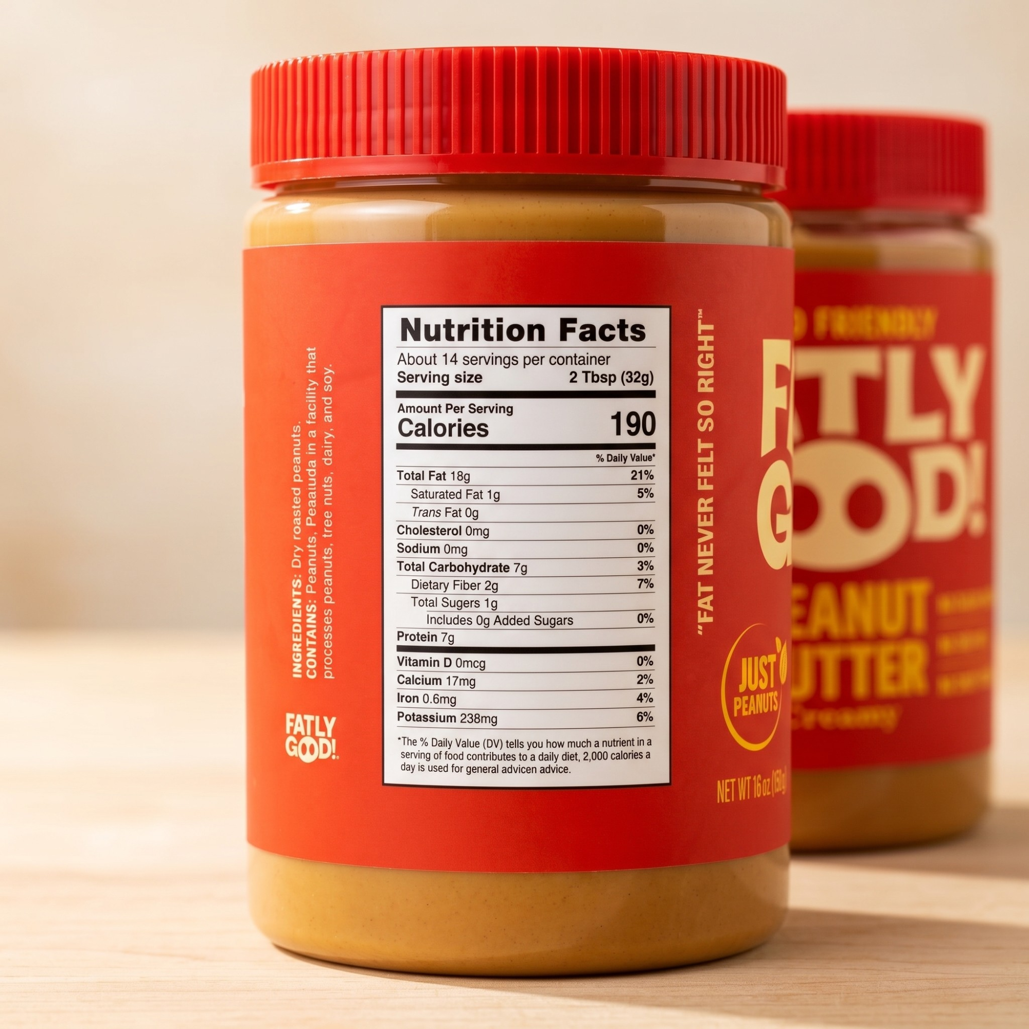 Peanut Butter 16 oz 3 Bundle