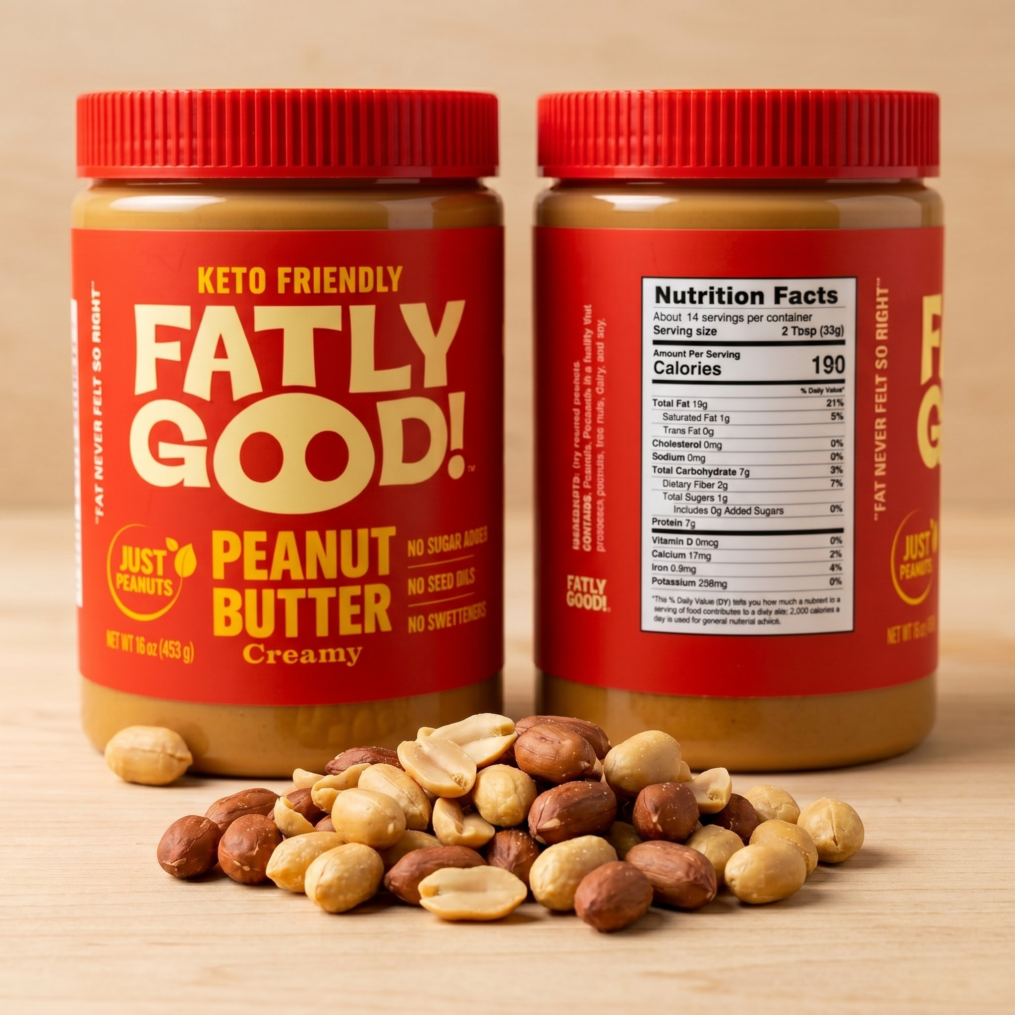 Peanut Butter 16 oz 3 Bundle