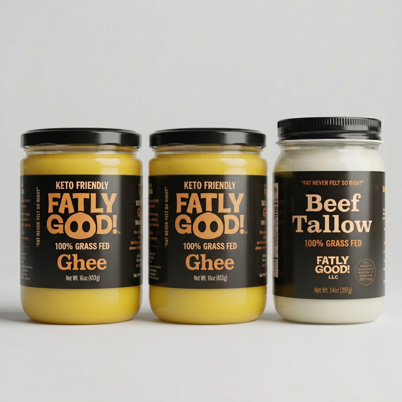2 Ghee + 1 Beef Tallow Bundle
